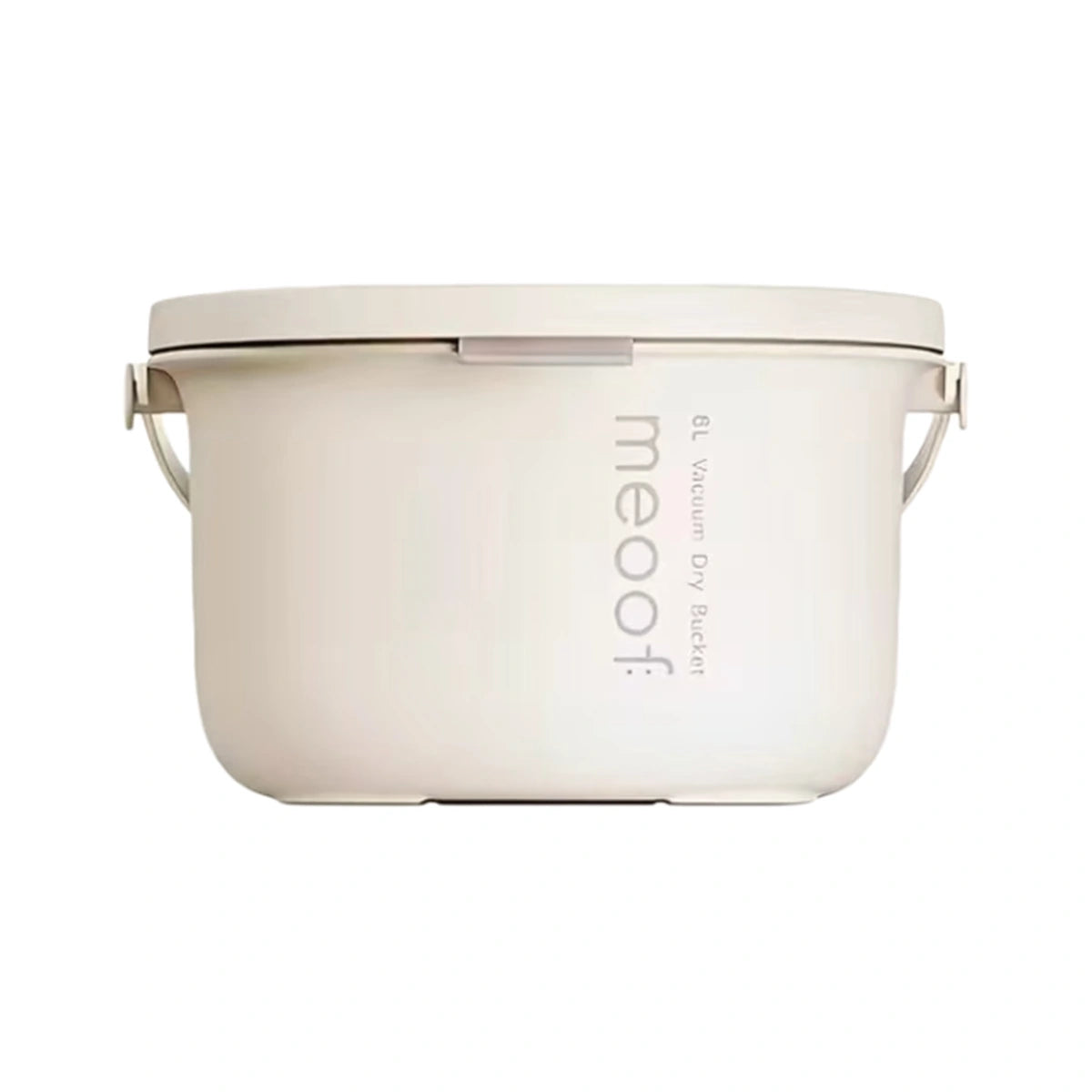 Meoof food storage bin: cream Meoof food storage bin with lid