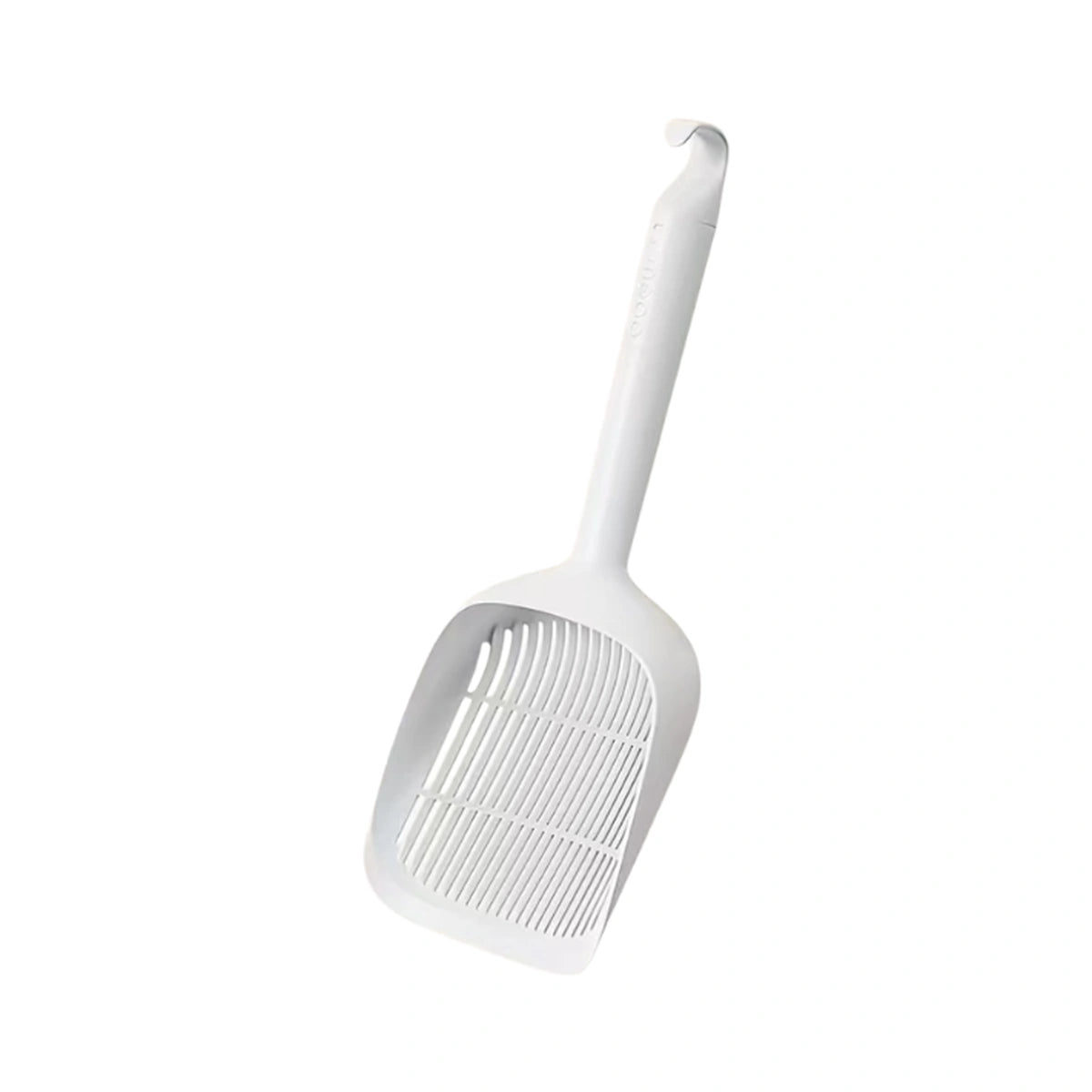 Meoof cat litter scoop: white wide-head litter scoop