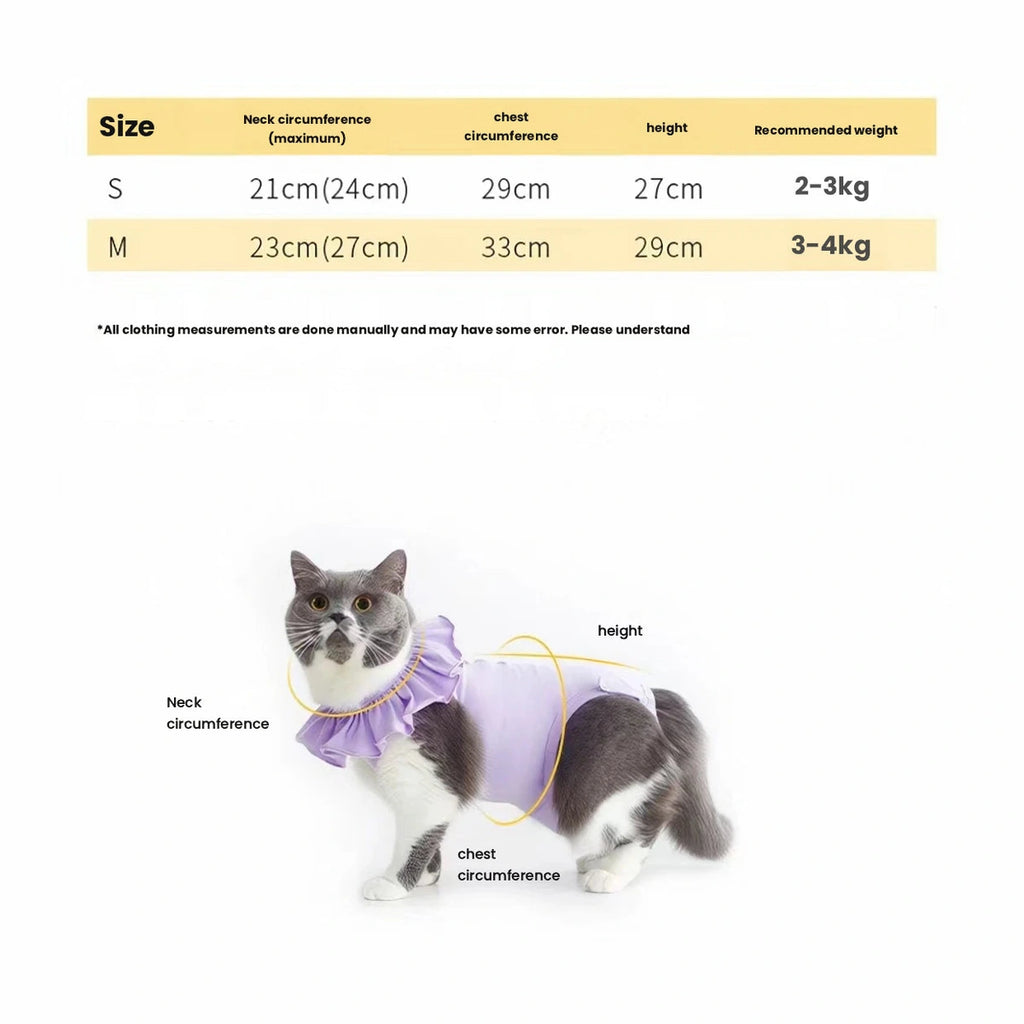 Meoof 猫用リカバリースタイルウェア・4色 画像6：猫・ウェア