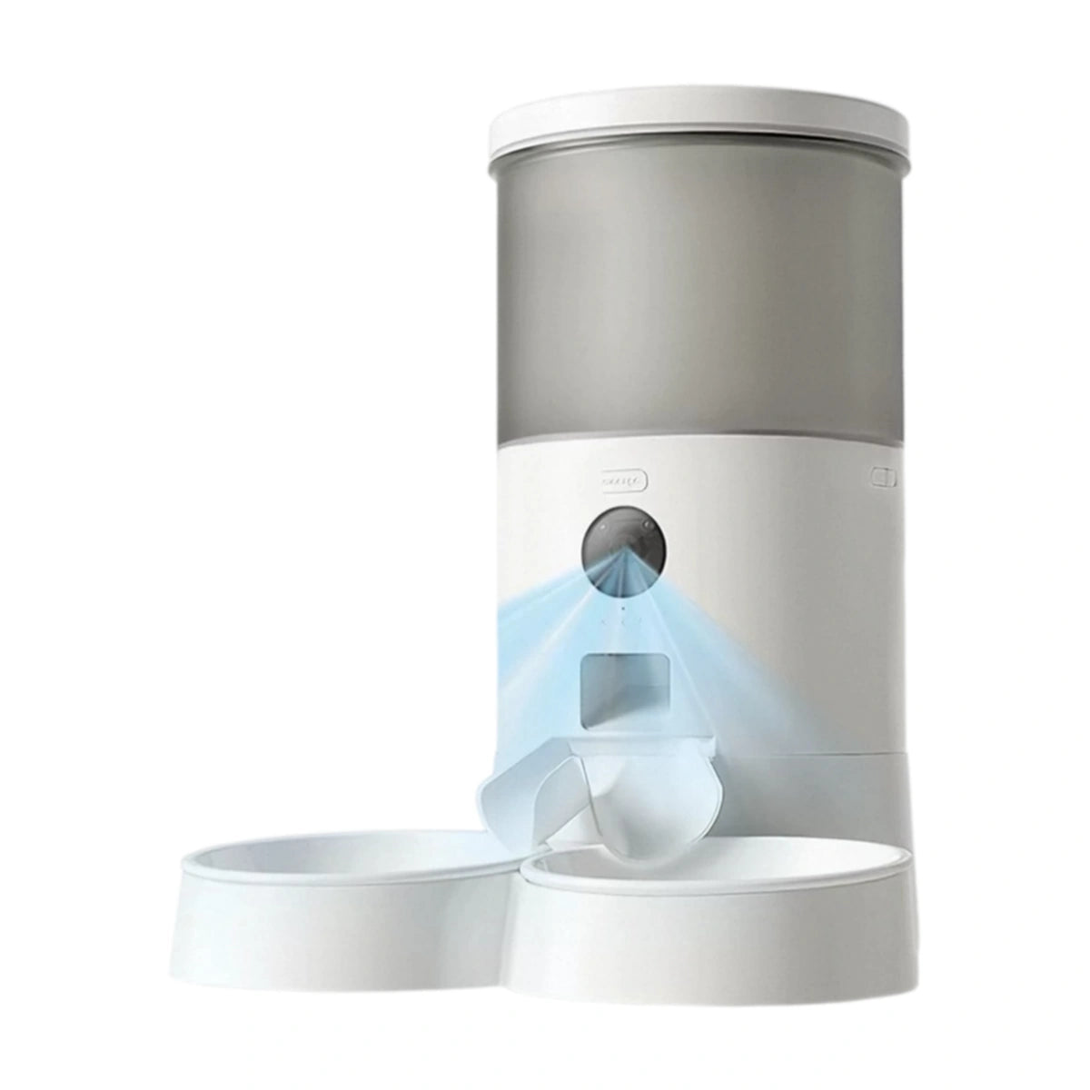 Maoxgo feeder with double-bowl attachment