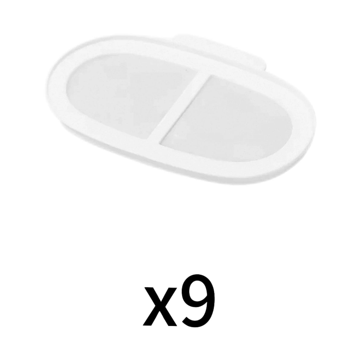Nine PAWGETHER FTE-P34 oval filter pads