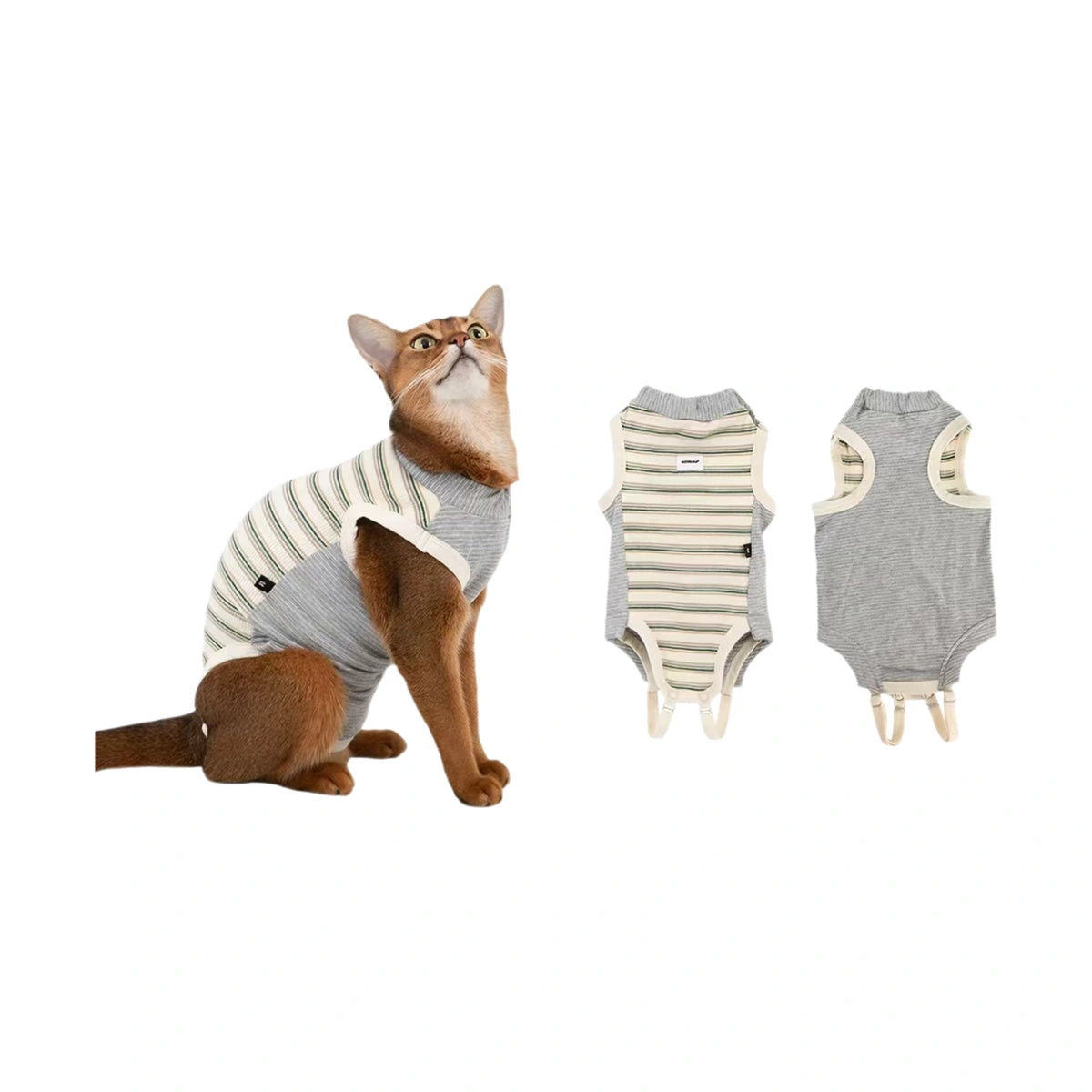 Brown and grey HiDREAM striped suit options