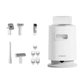 Neakasa white pet grooming vacuum with brush, clipper and cleaning attachments