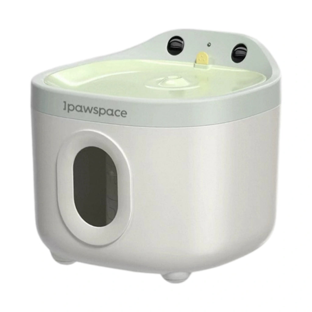 IPAWSPACE cordless pet water fountain with green top tray