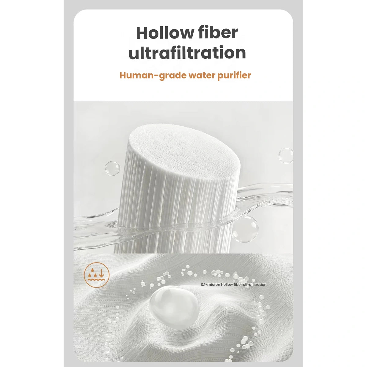IPAWSPACE pet fountain filter cartridge and water-flow illustration