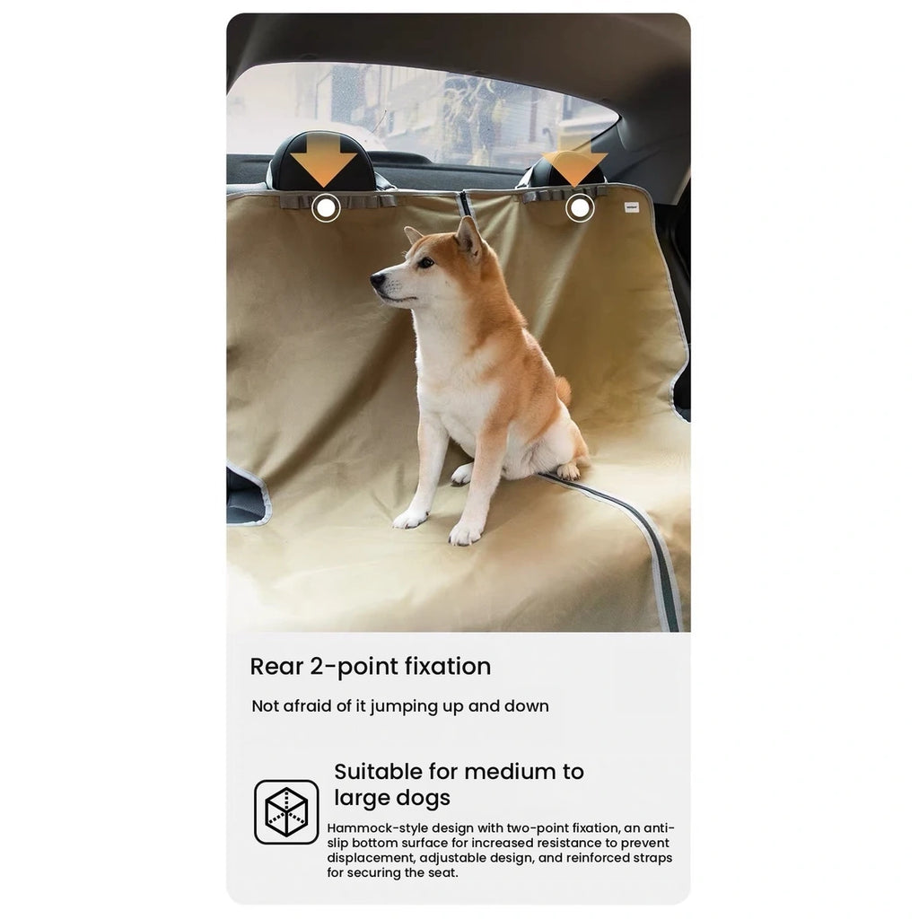 HiDREAM 犬用車載シートカバー｜折りたたみ式 画像2：シートカバー・商品写真