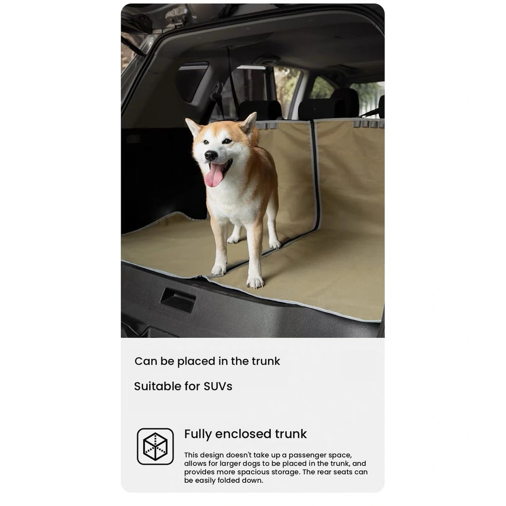 HiDREAM 犬用車載シートカバー｜折りたたみ式 画像4：犬・シートカバー