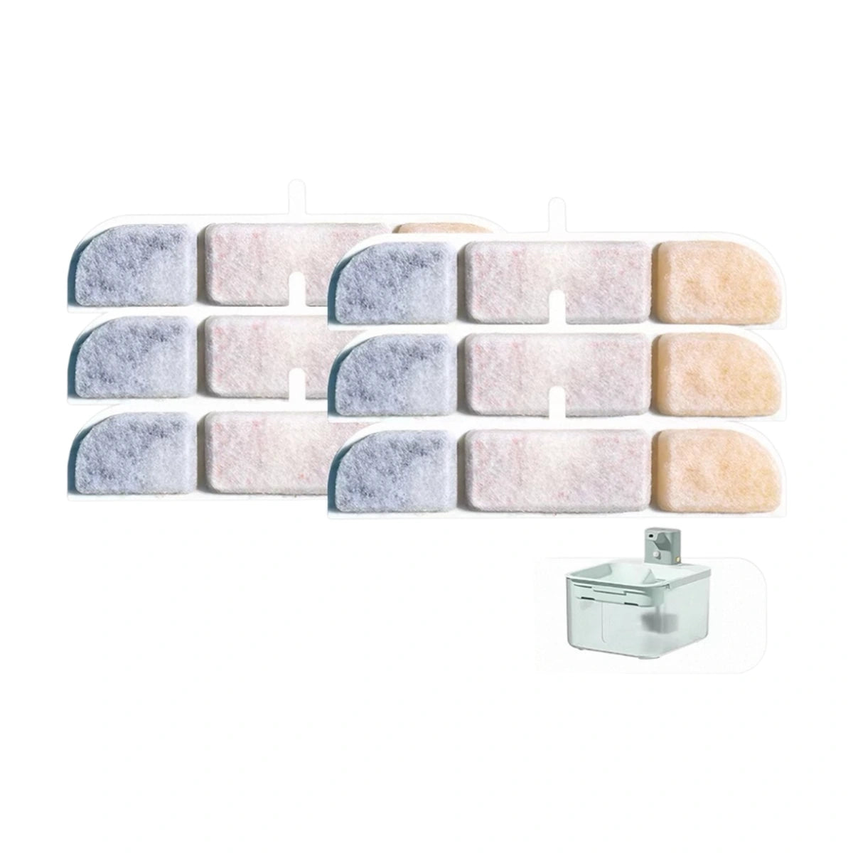 Wink Honey replacement kit with six pictured filter cartridges