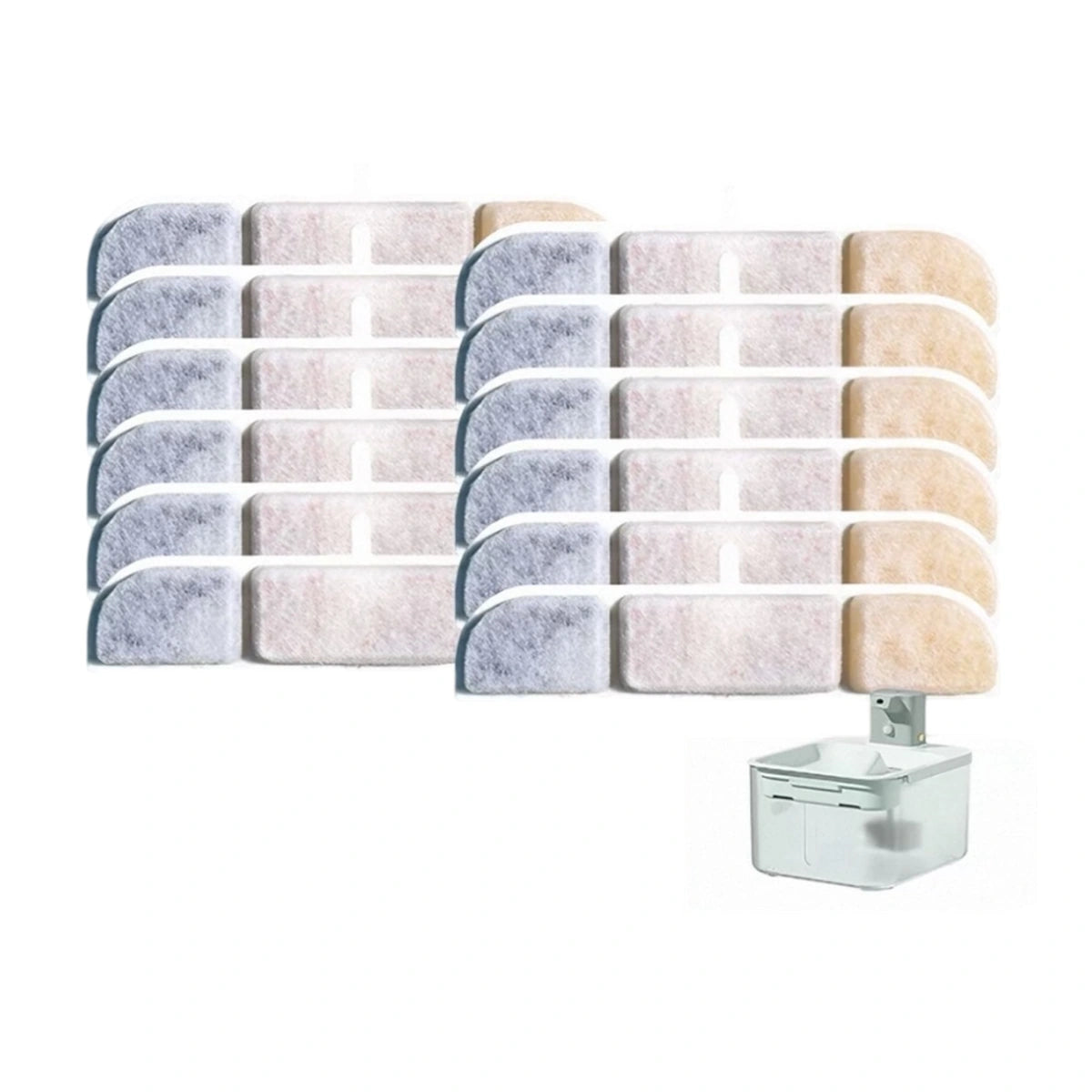Wink Honey annual replacement kit with twelve pictured filter cartridges