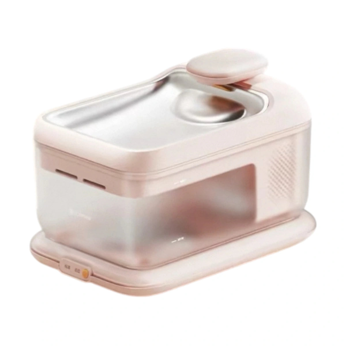 Pink Petsee S7 Pro fountain on its base