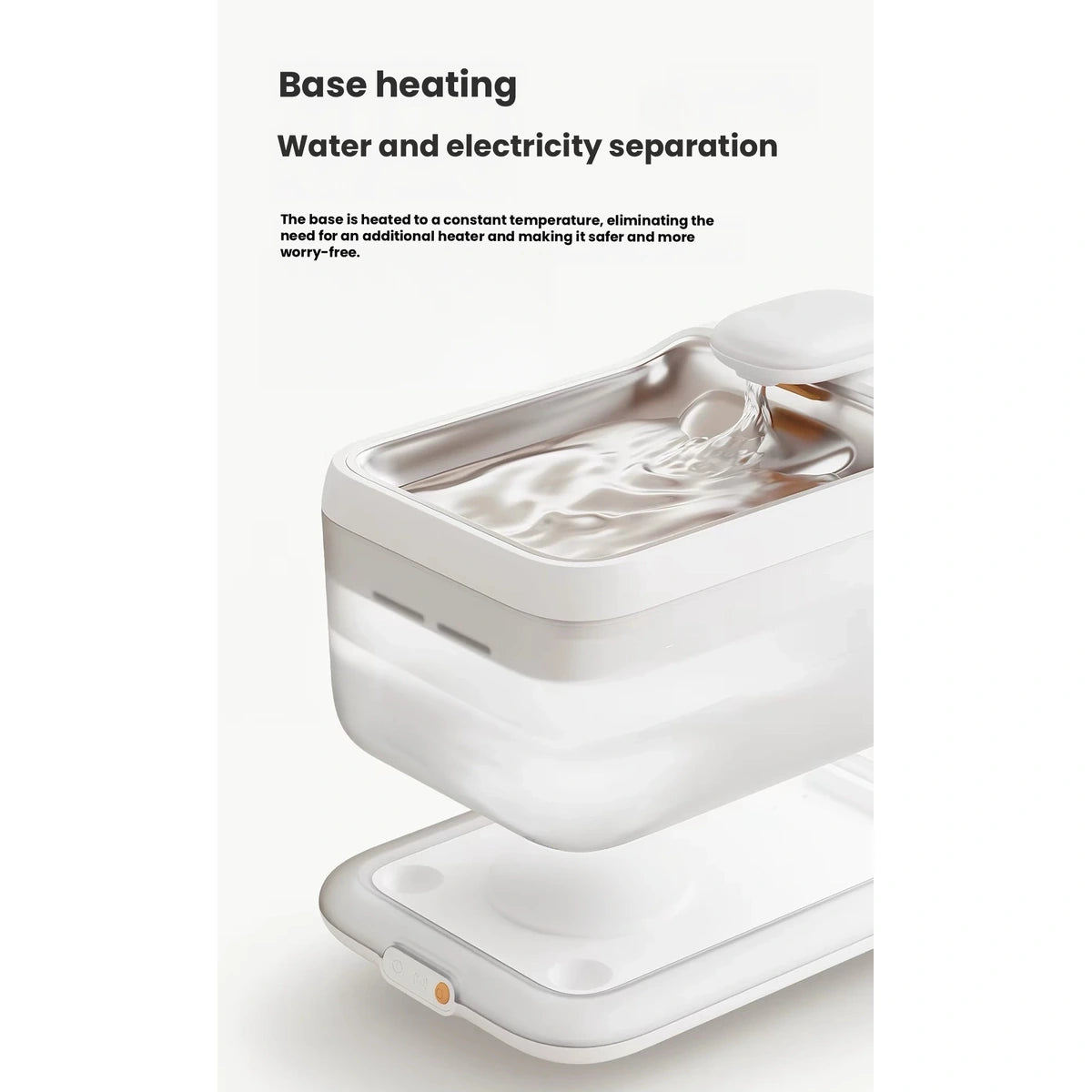 Petsee S7 Pro heated base diagram