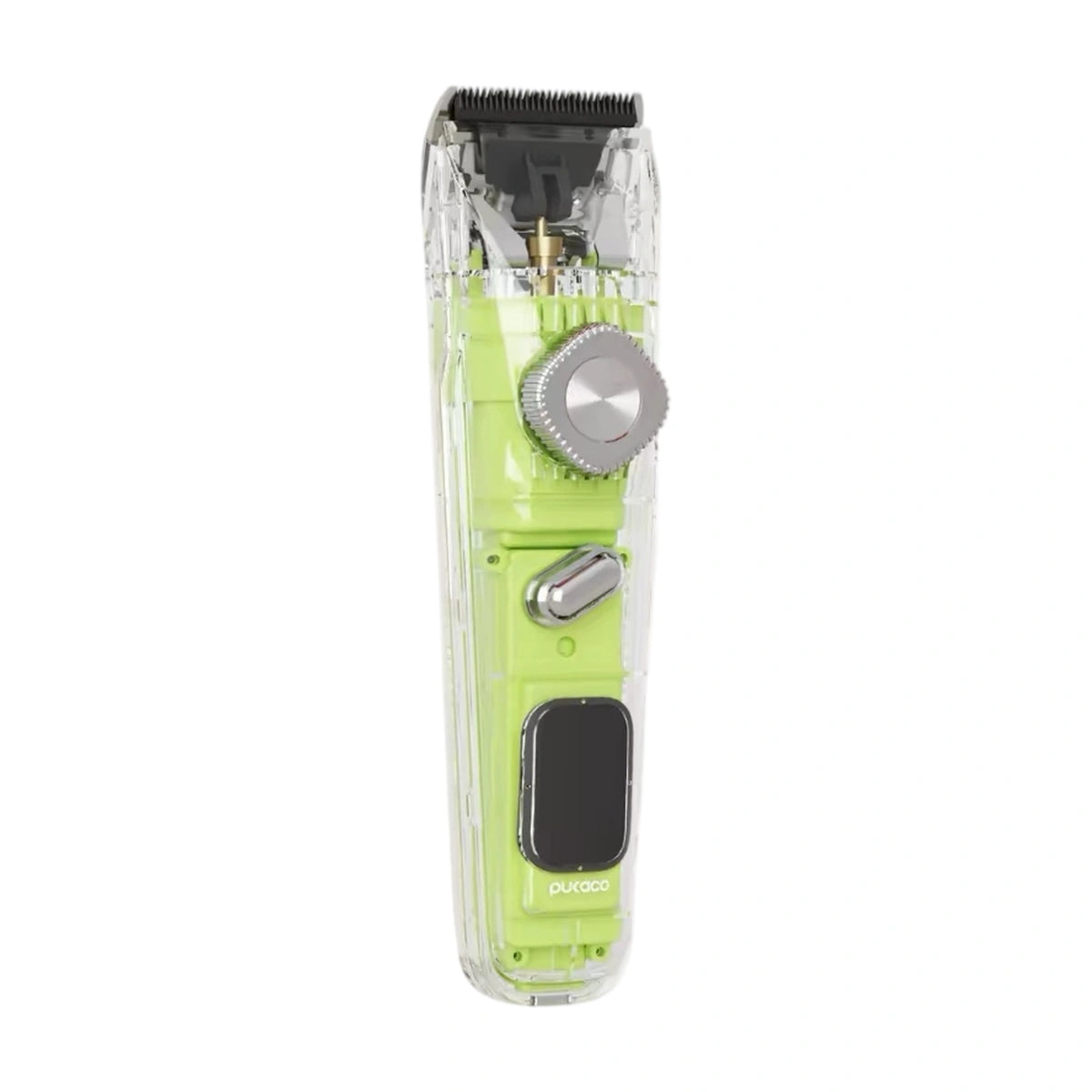 Green Pukaco handheld pet hair clipper