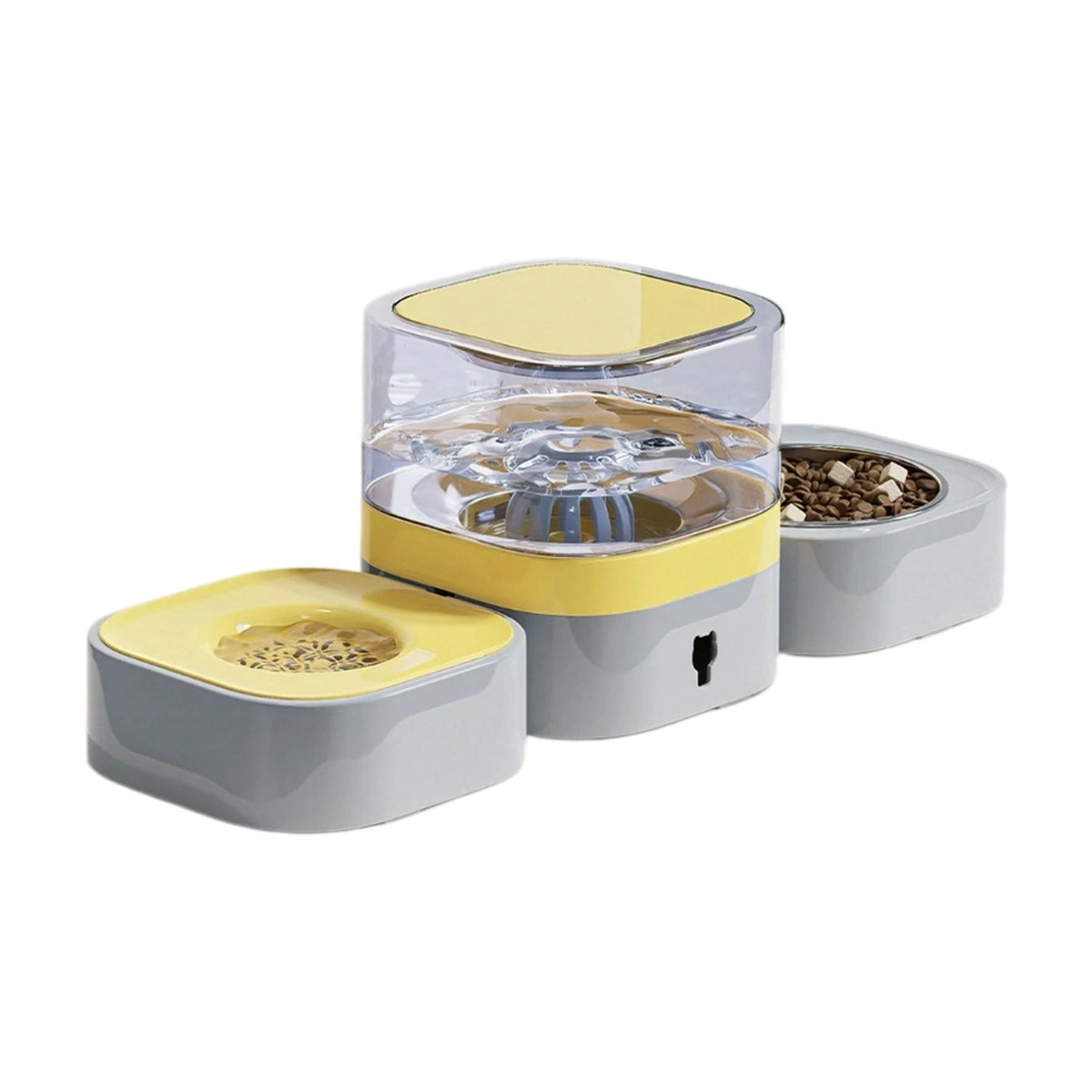 Yellow Madden station with two serving bowls