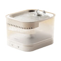 Redminut pet water fountain with a metal top drinking tray