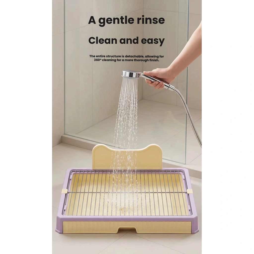 Hands rinsing removable KIMPETS potty tray parts