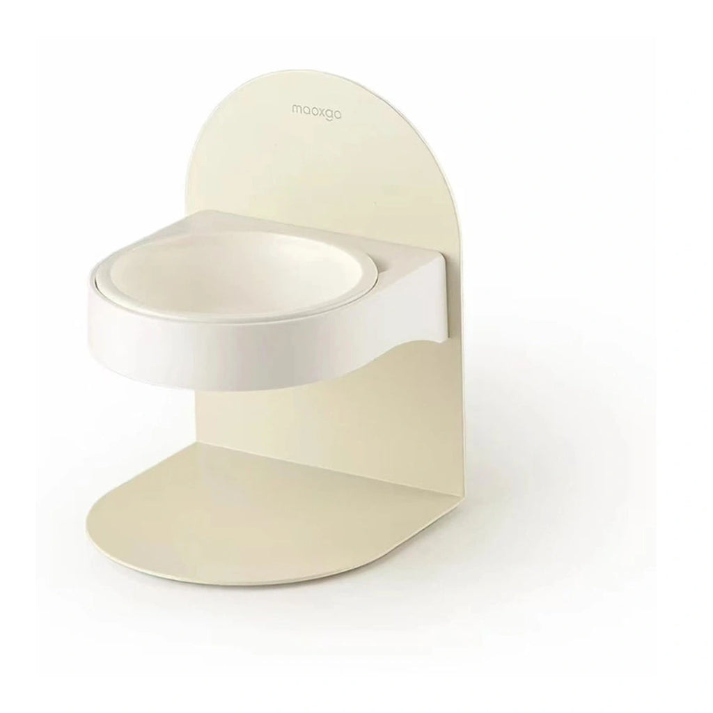 Miao Xiang Jia Raised Ceramic Tilted Cat Bowl