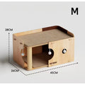 Medium double-level cat bed dimensions of 45 by 28 by 26 centimetres