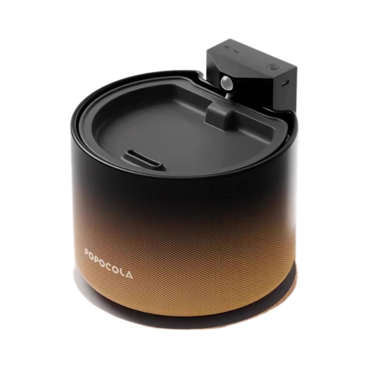 Black Popocola thermal wireless ceramic cat fountain