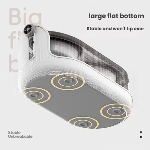 Anti-slip underside of the Popocola adjustable raised pet bowl