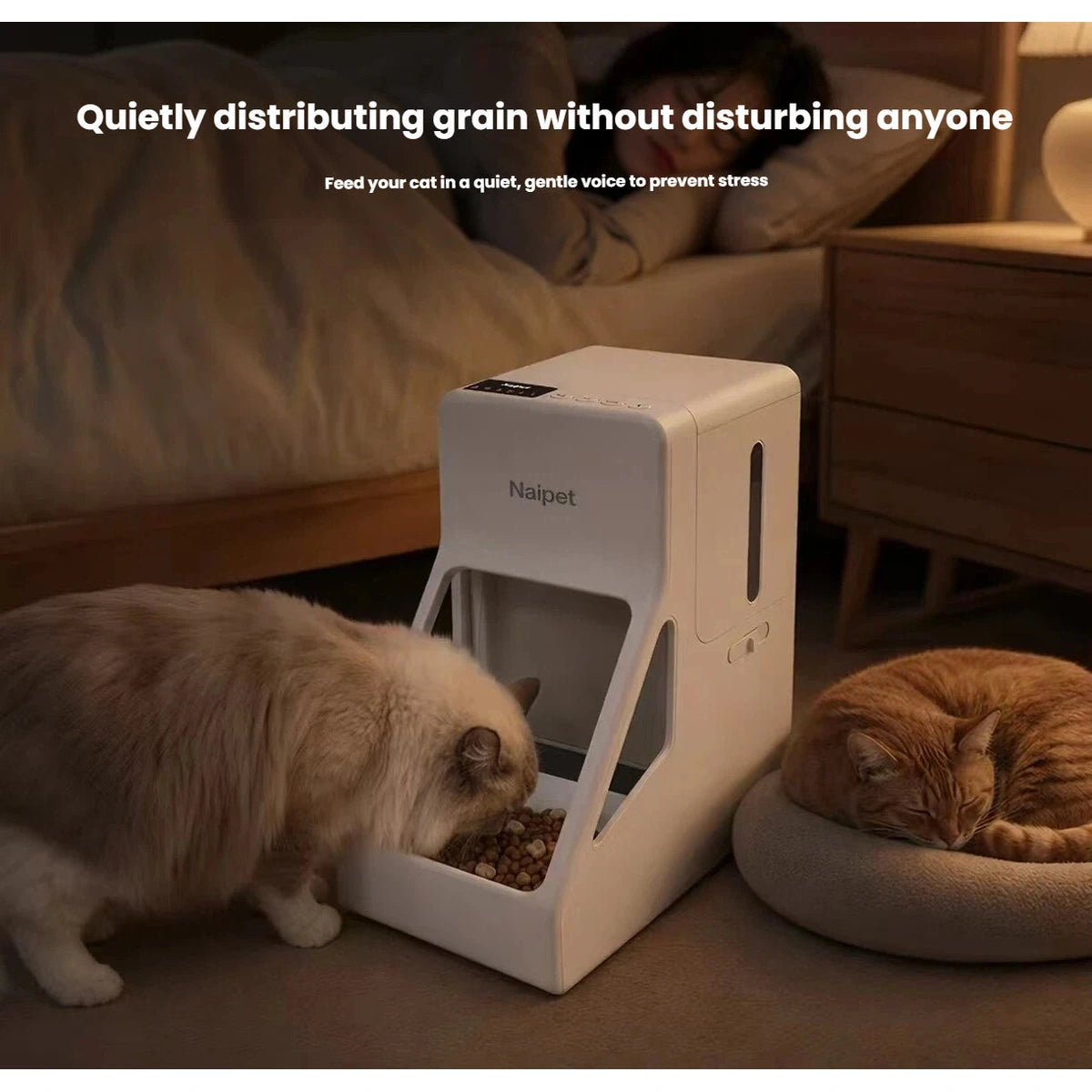 Petstar Microchip Automatic Cat Feeder for Multi-Cat Homes