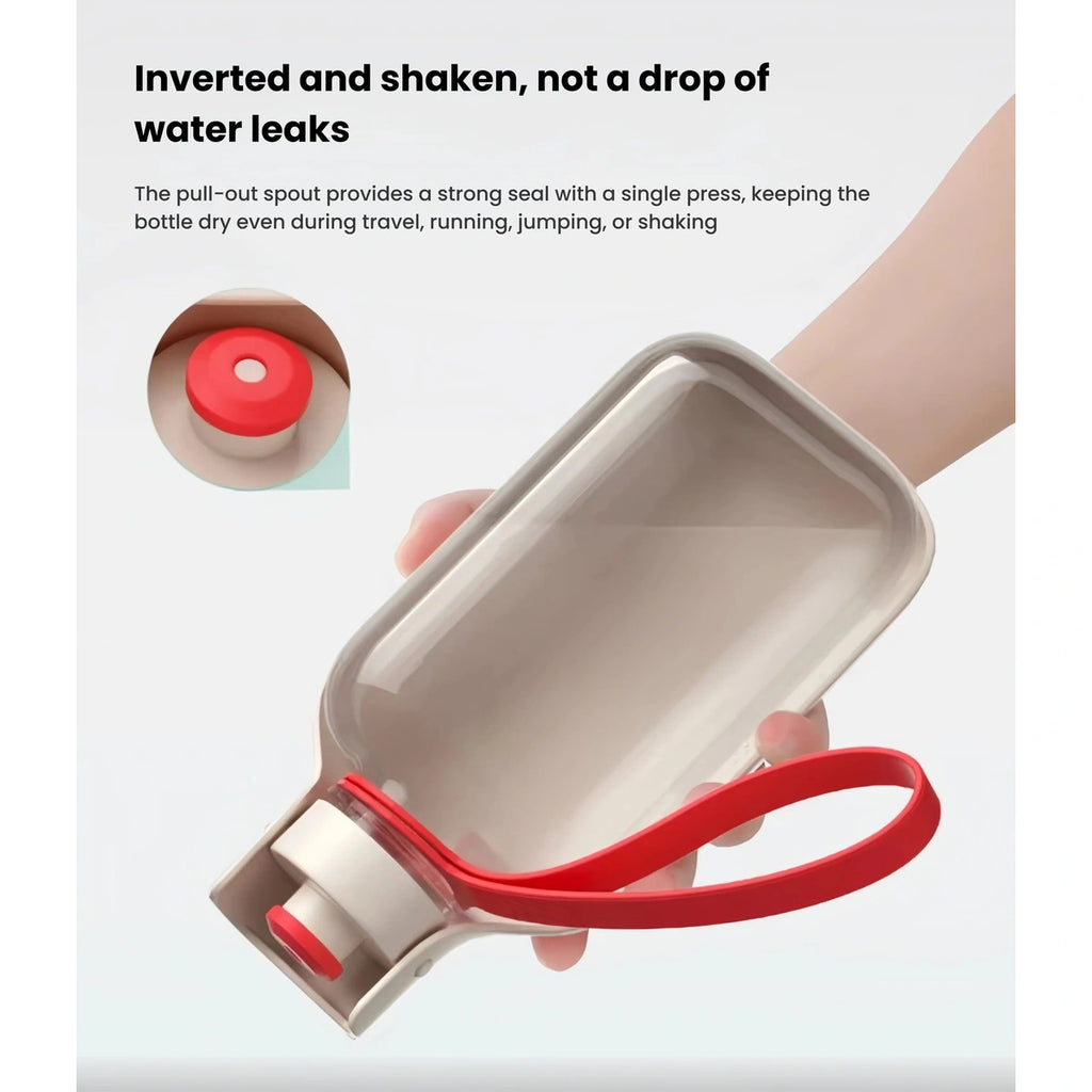 Close-up of the Petstar bottle spout and sealing mechanism