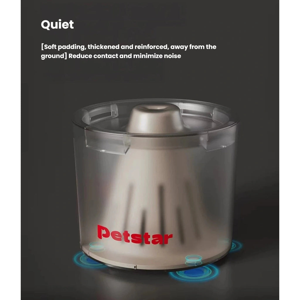 Petstar Floating Cat & Dog Water Bowl, Splash-Proof Design