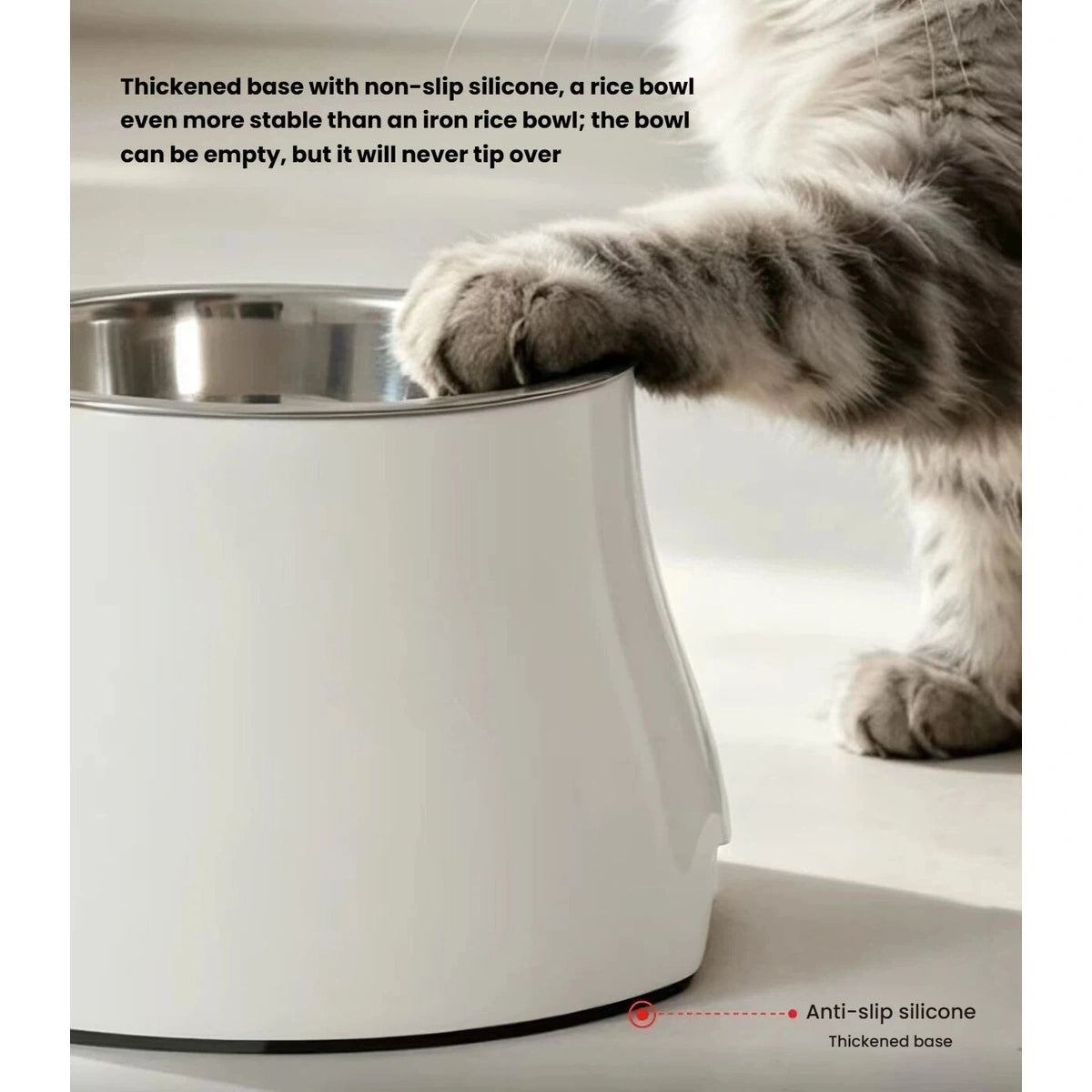 Petstar Floating Dog Water Bowl, Splash-Proof Cat & Dog Bowl