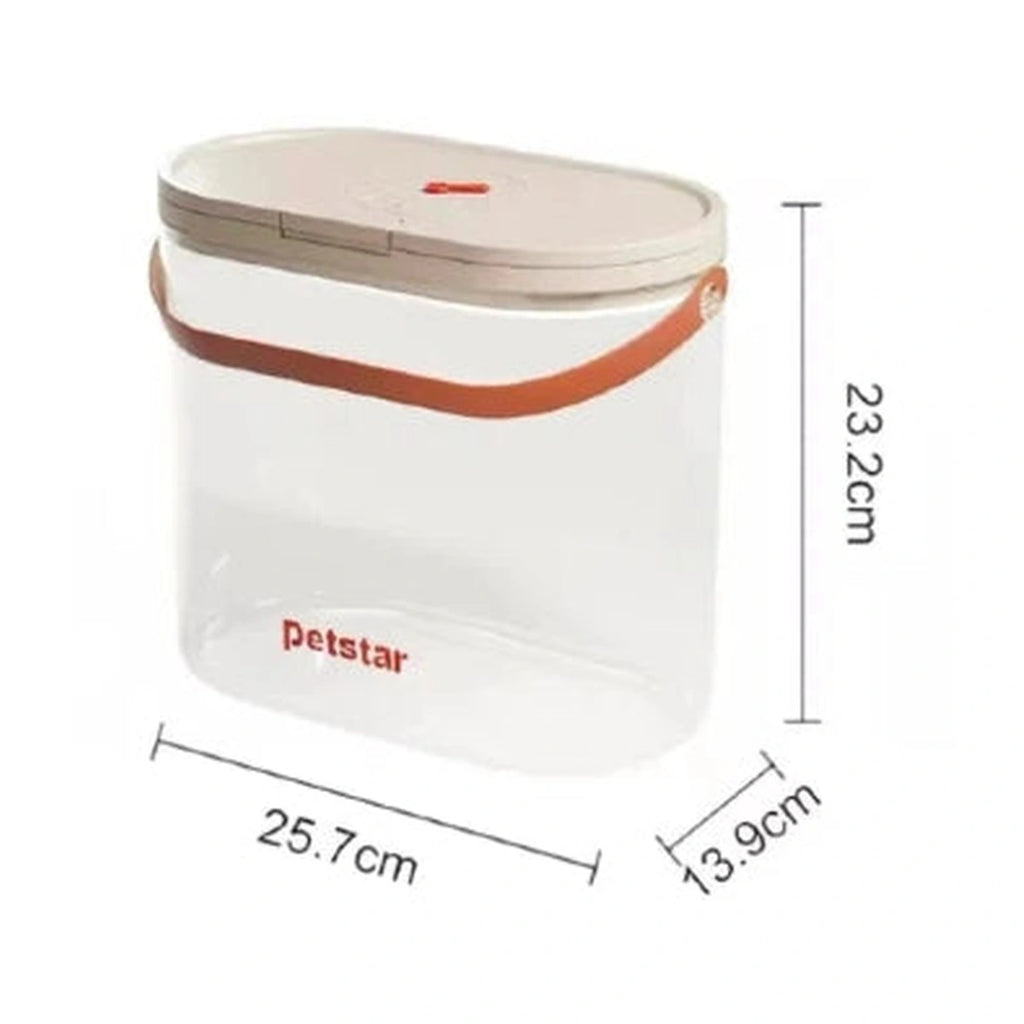 Petstar food container dimensions: 25.7 × 13.9 × 23.2 cm