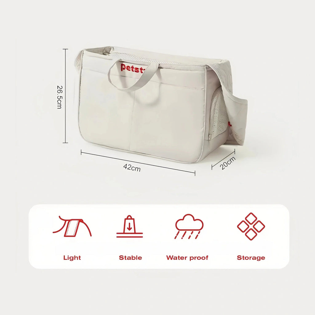 Petstar ivory cat carrier dimensions: 42 × 20 × 26.5 cm