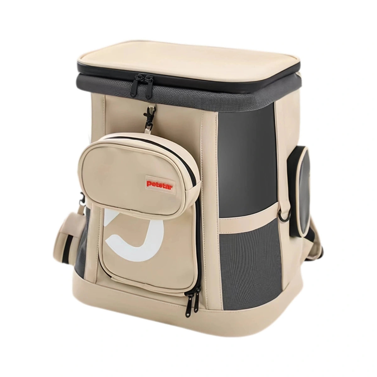 Petstar Expandable Cat Carrier Backpack, Breathable Large-Capacity Travel Bag