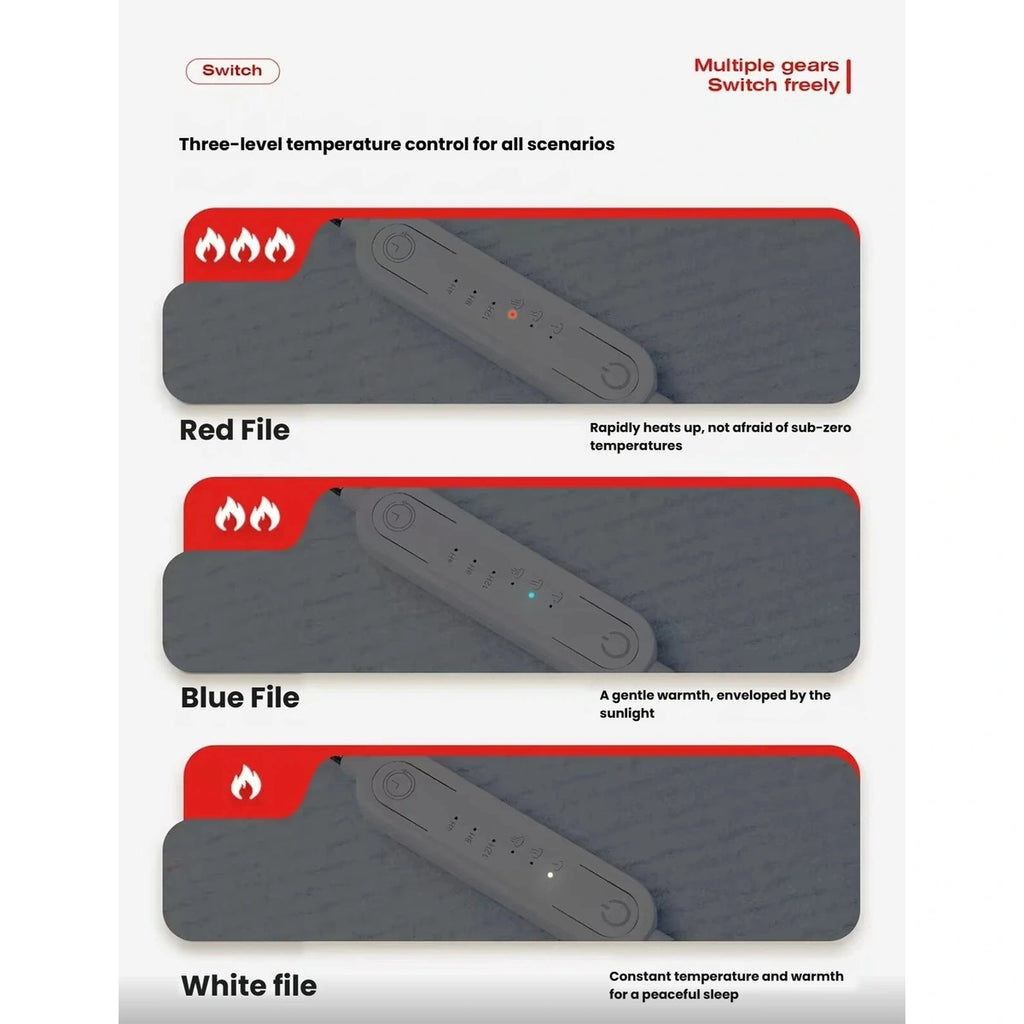 Three settings on the Petstar heated-bed controller