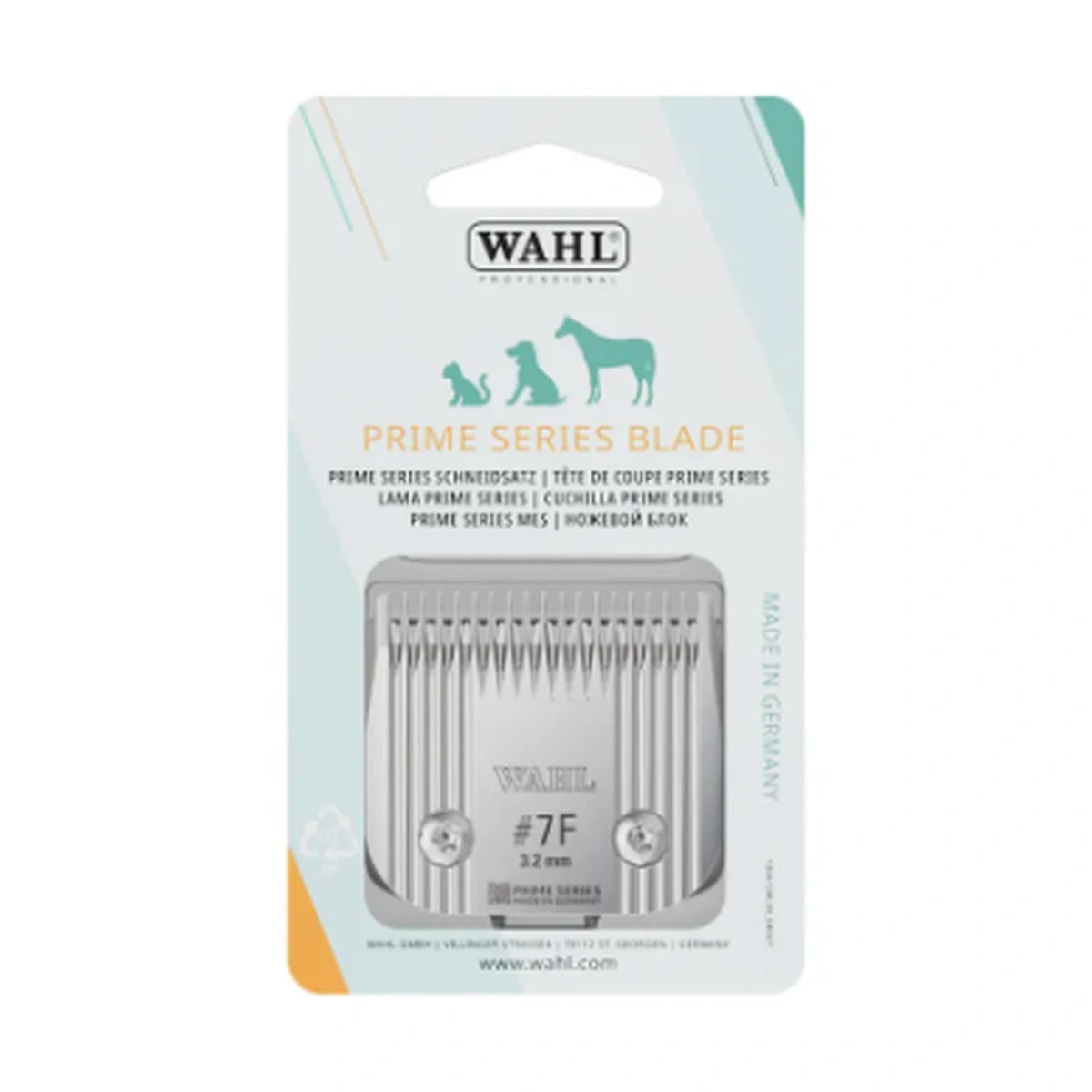 Wahl Prime Series #7F 3.2 mm clipper blade in retail packaging