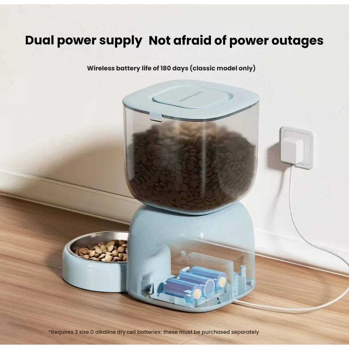 Petwant Automatic Cat & Dog Feeder, Timed & Portion Control