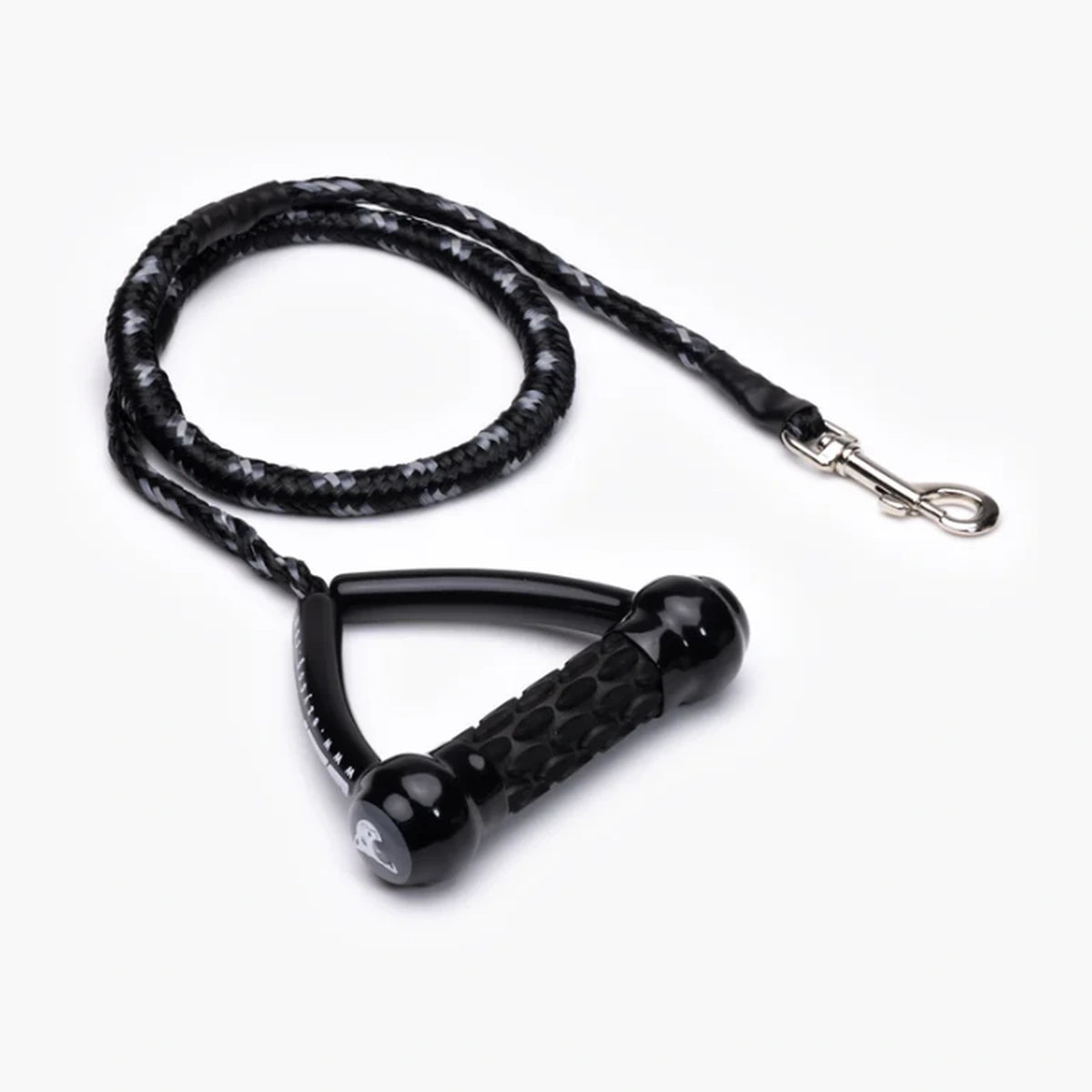 EzyDog Cujo 100 cm black rope lead and metal snap hook