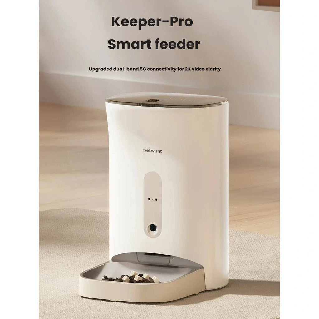 Petwant keeper Smart Automatic Pet Feeder with 5G Camera