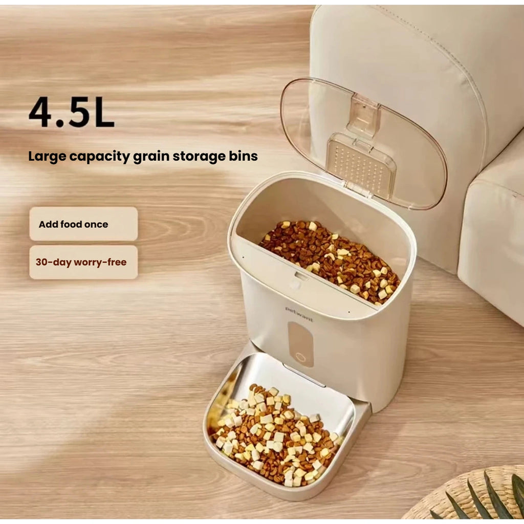 Petwant keeper Smart Automatic Pet Feeder with 5G Camera