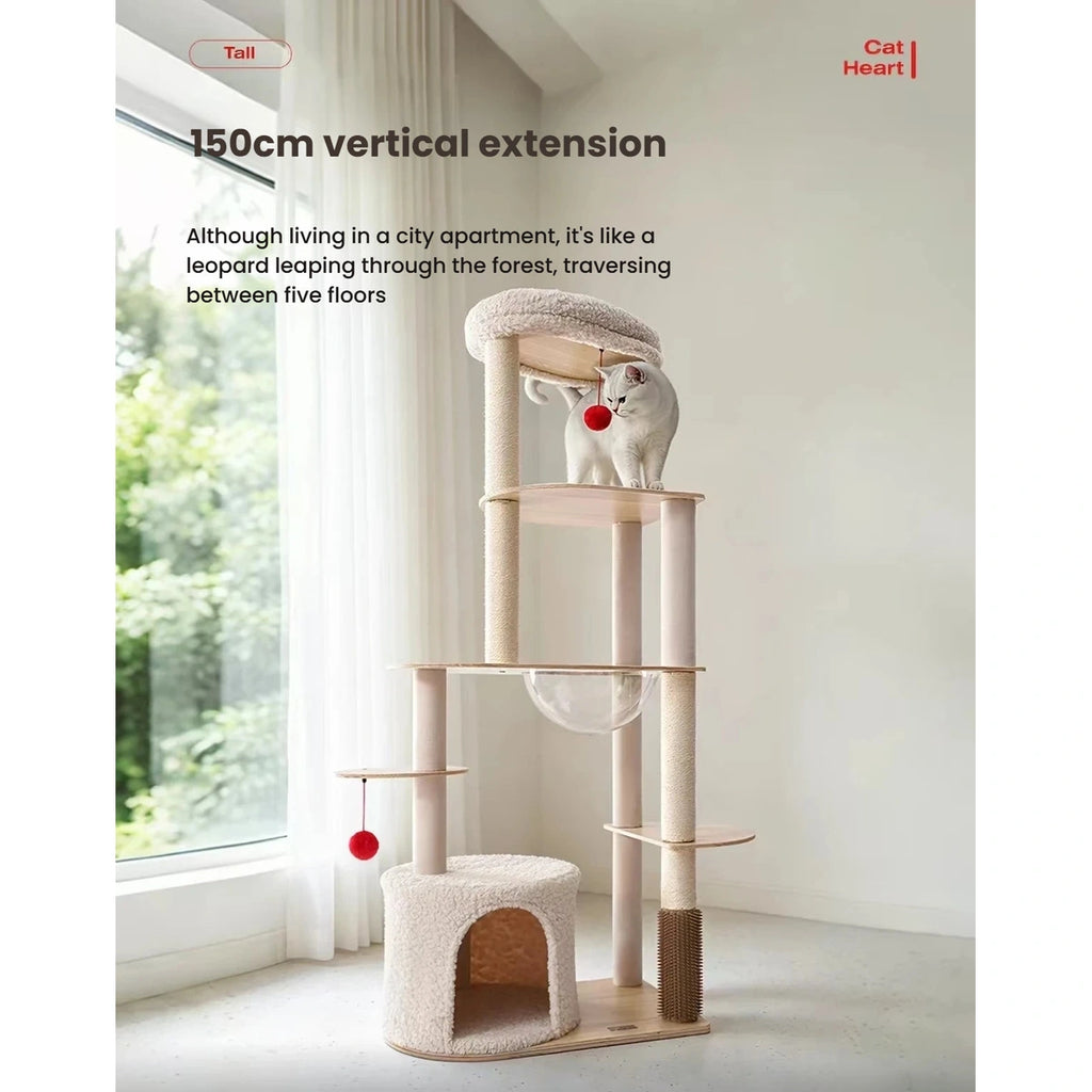 Petstar cat tree showing its vertical multi-level layout