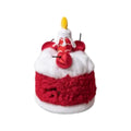 Petstar birthday cake treat-dispensing toy on a white background