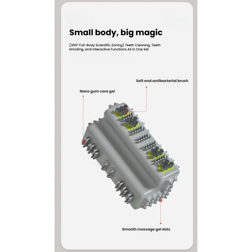 Petstar small dog chew toy feature diagram