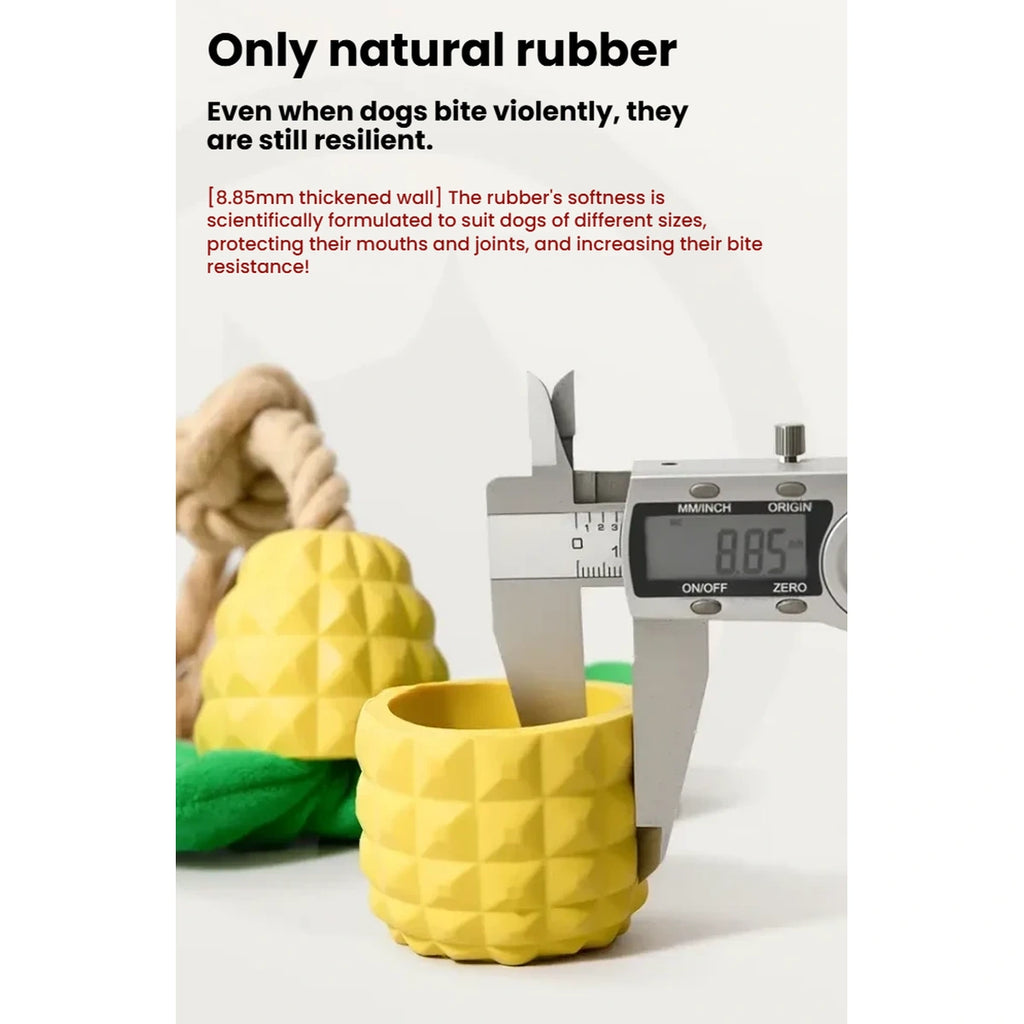 Illustration of natural rubber used for the Petstar corn toy