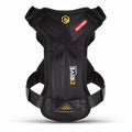 Black EzyDog Drive dog car harness with padded chest plate