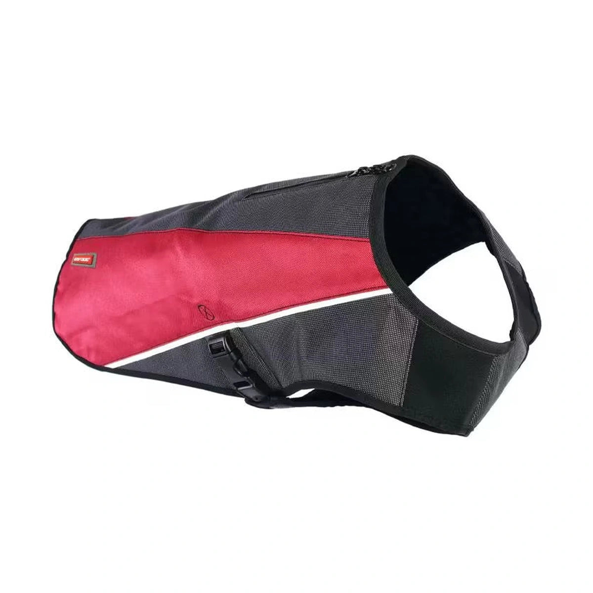Red EzyDog Element waterproof dog jacket