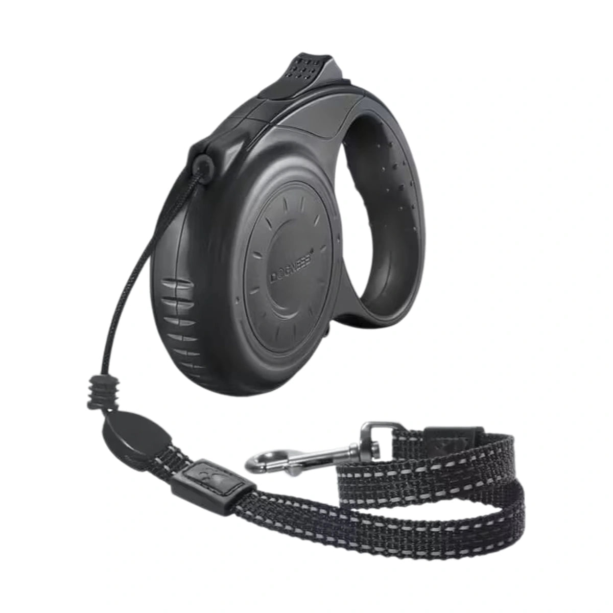 Black DOGNESS JS05 Freedom retractable dog leash