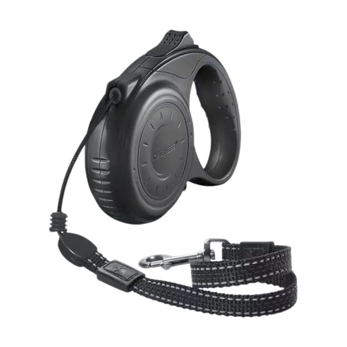 Black DOGNESS JS05 Freedom retractable dog leash