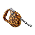 Leopard-pattern DOGNESS JS01 Modern retractable dog leash