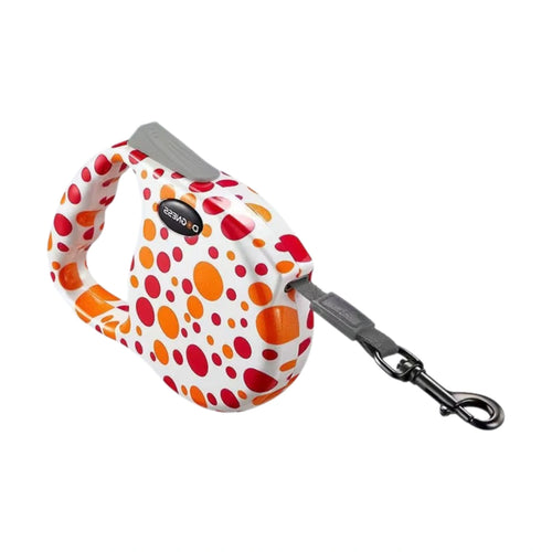 Polka Dot DOGNESS JS01 Modern retractable dog leash