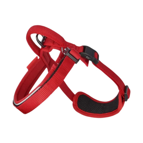 Red DOGNESS reflective dog harness