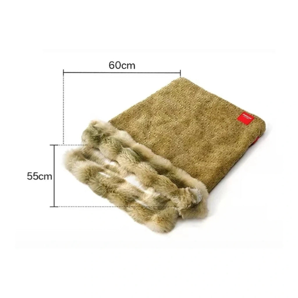 Petstar cat bed mat dimensions for Brown and Green options